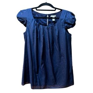 J. Crew Navy Blouse